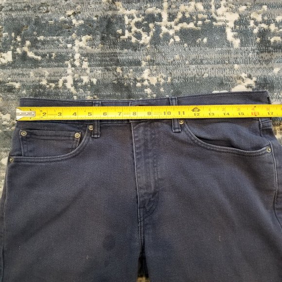 Levi's 511 Slim Fit Dark Blue Jeans (34x32) - Picture 4 of 9